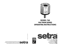 Thumbnail of document Manual - 760 Capacitance Manometer